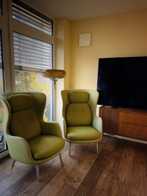 Fauteuil vert vintage RO Original de Jaime Hayon pour Fritz Hansen
