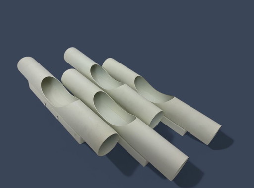 2x Linea Verdace - Wall lamp - Tubetto - White (Metal)