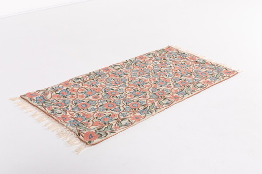 Vintage handbestickter Wandteppich, 1980er Jahre