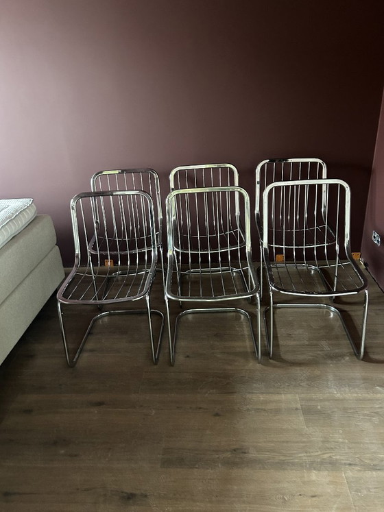 Image 1 of 6x Gastone Rinaldi chair