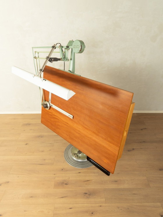 1950s Drafting Table, Domkraft AB Nike Eskilstuna – Desk, Metal, Wood (photo 14 of 14)