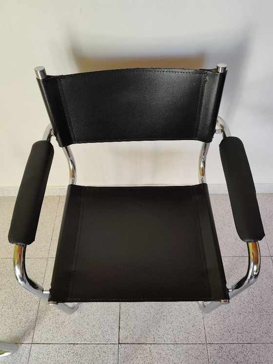 Image 1 of Juego de 2 sillas cantilever de diseño Mart Stam