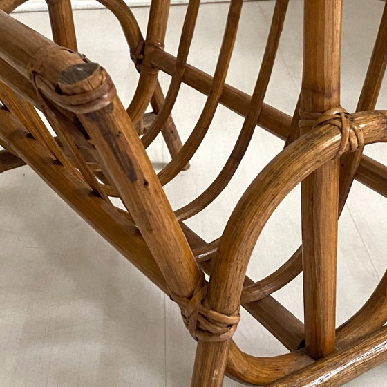 Portariviste in Rattan Vintage Anni '70 (photo 9 of 9)
