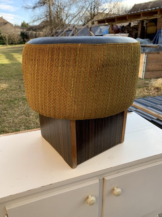 Mid-Century Ottoman, Hongarije, jaren 50 – Hockers en poefs, Mid Century Modern (photo 3 of 6)