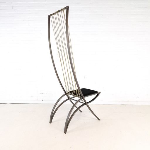 Vintage harp chair