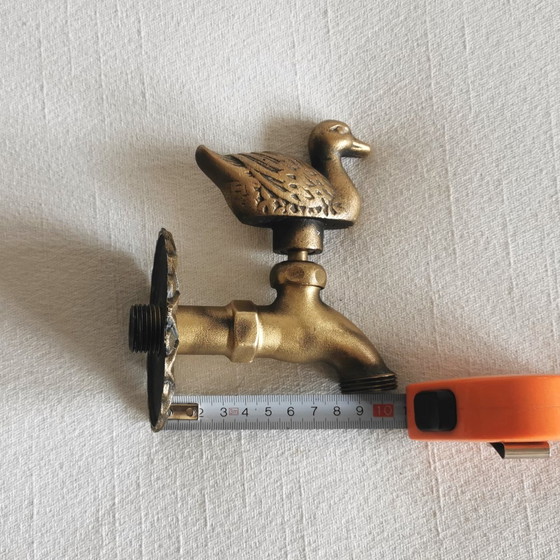 Image 1 of GARDEN CRANE IN THE SHAPE OF A DUCK
