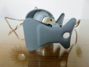 New old stock mushroom-shaped clip-on lamp from a shop. 1970