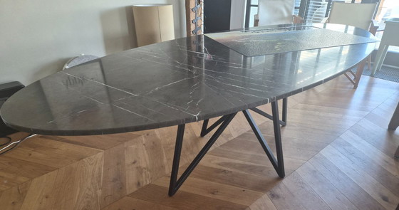 Image 1 of Marmeren eetkamertafel 260x120 ovaal Grigio Carrara