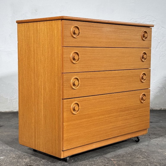 Cassettiera in teak Schreiber, anni '70 – Credenze, Wood (photo 12 of 13)