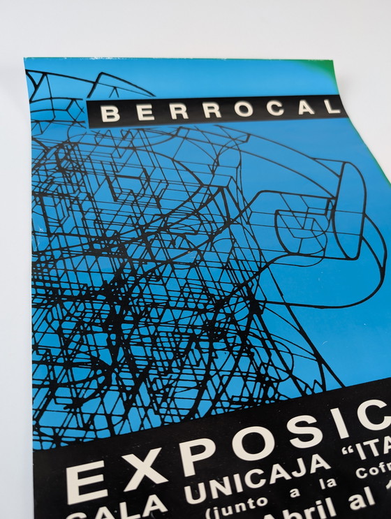 Image 1 of Miguel Berrocal Tentoonstellingsaffiche, Sala Unicaja, Spanje, jaren 1990
