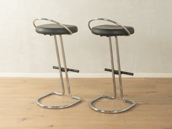 Image 1 of Ensemble de tabourets de bar style Bauhaus des années 1980, vintage