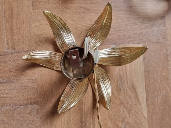 Image 1 of Lampes à fleurs Vintage Hollywood Regency par Massive