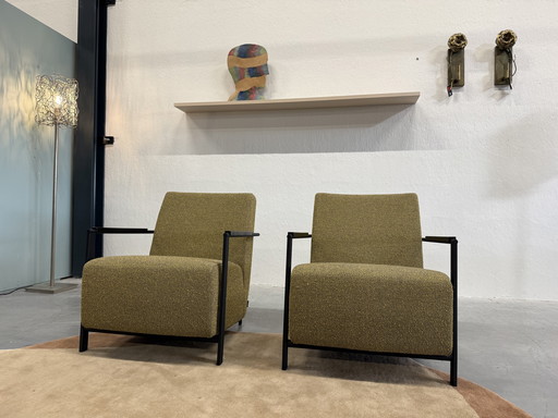 2 Harvink Alowa Sessel Monza Melangestoff 