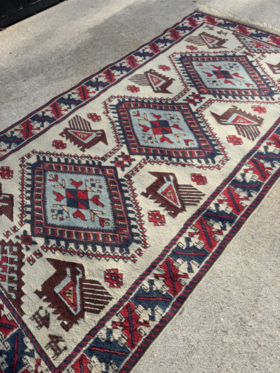 Image 1 of Antiek Kazak-tapijt