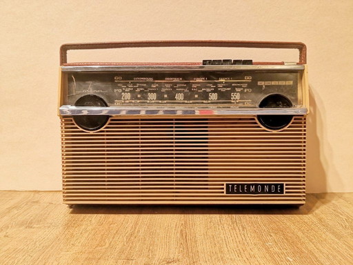 Rara radio vintage Telemonde retrò / anni '60