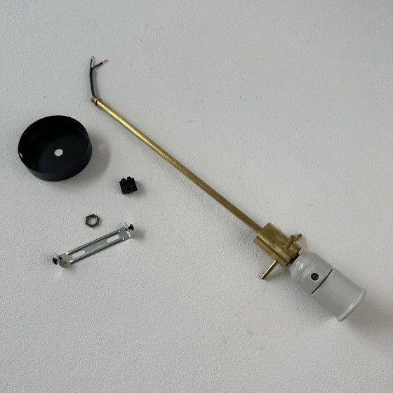 Image 1 of VINTAGE BLUE OPALINE CHANDELIER