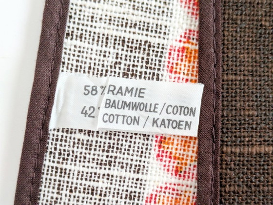 Image 1 of Weihnachtstischläufer von Södahl aus den 1970er Jahren | Krippenszene mit dem Stern von Bethlehem | Dänemark