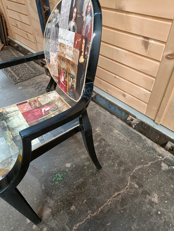 Image 1 of Phillip Strarck ghost stoel upcycled Hollands Glorie