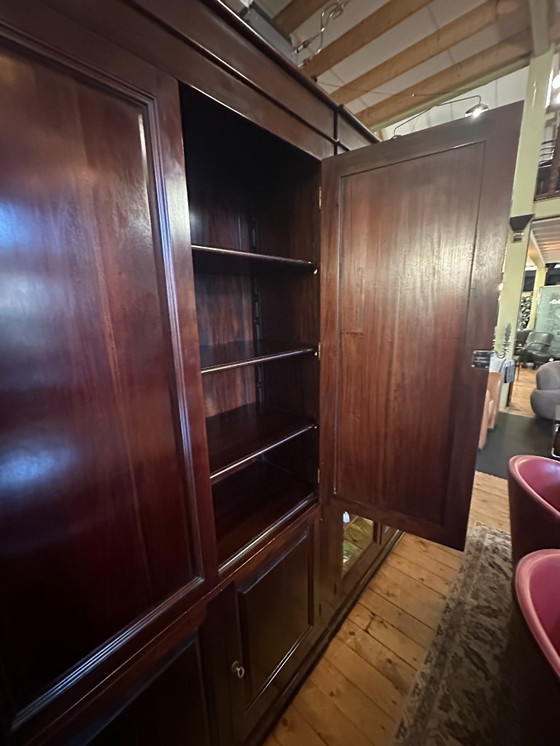 Image 1 of Exclusive Jan Frantzen 3-piece cabinet wall | Solid mahogany