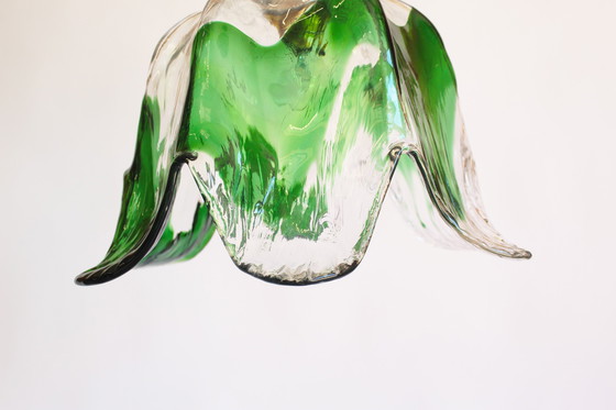 Image 1 of 1x Lampada a sospensione vintage in vetro di Murano