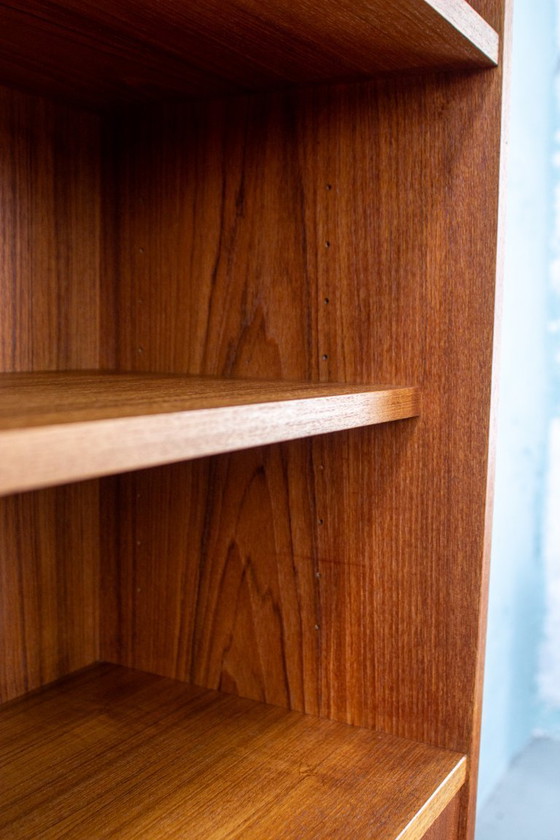 Image 1 of Vintage teakhouten dressoir, boekenkast, bijzettafel, ladekast, Deens, jaren 60