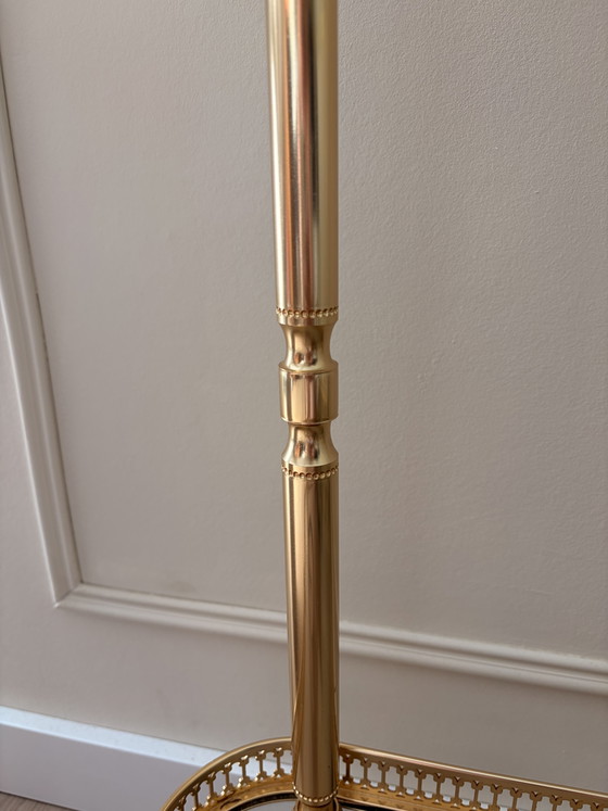 Image 1 of Carrello di servizio vintage placcato oro di Umberto Mascagni
