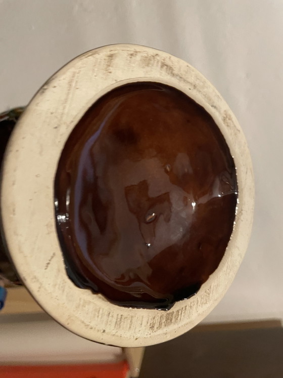 Jarrón de cerámica XL con esmalte de goteo, Francia – Jarrones, Ceramic (photo 14 of 14)