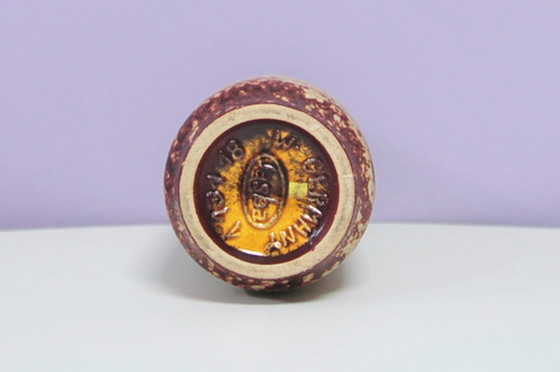 Image 1 of beige tapering West Germany vase