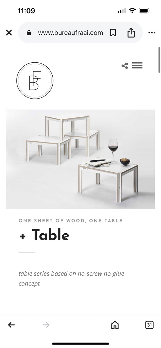 Image 1 of Plus Tafel Van Bureau Fraai NL Design No Glue