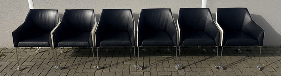 Image 1 of 6 Leolux Pyrite dining chairs: Exclusive Design!