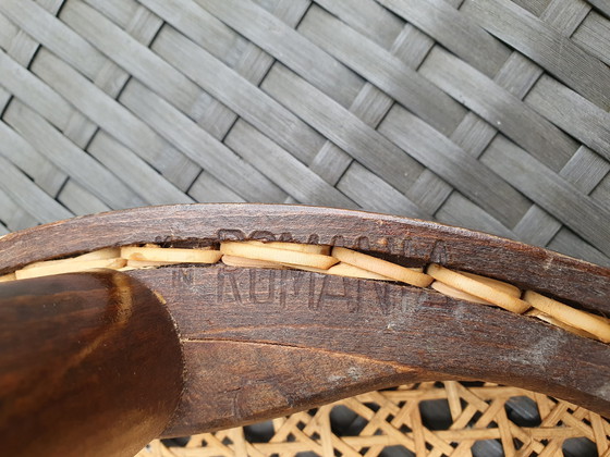 Image 1 of Thonet Romania Stool With Webbing