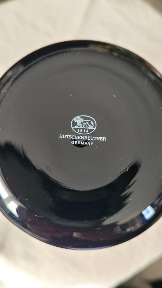 Hutschenreuther - Schwarze Leonard Vase Art Deco – Vasen, Glass (photo 4 of 5)