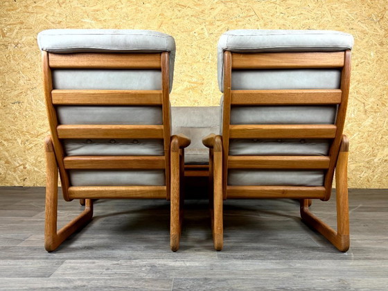 Image 1 of Divano in teak anni '60-'70 a 3 posti e 2 poltrone Easy Chair Holstebro Møbelfabrik A/S