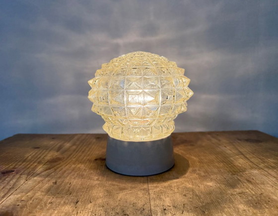 Plafonnier vintage en porcelaine blanche, années 1970 – Ceramic, Glass (photo 8 of 12)