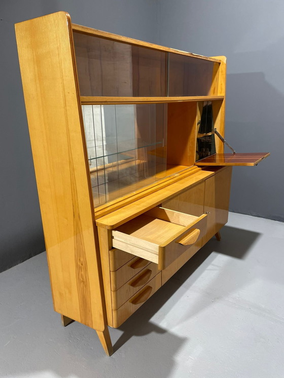 Image 1 of Original 1960s Mid-Century Highboard by František Jirák for Tatra Nábytok – Czechoslovakia