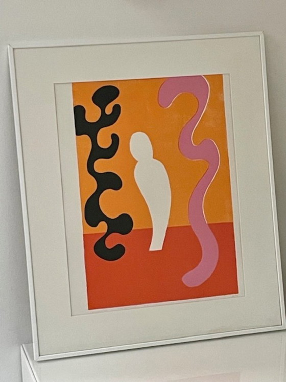 Image 1 of Farbenfroher Schablonendruck von Judith Stolker – 12/50