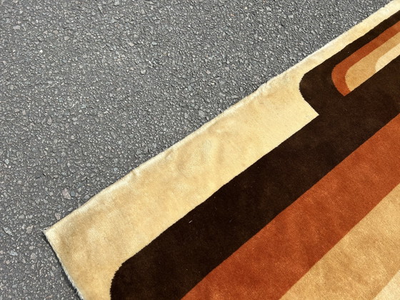 Image 1 of Vintage space age XL low-pile rug