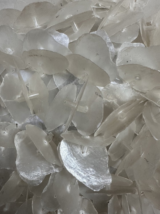 Image 1 of Lampadaire vintage XL en capiz