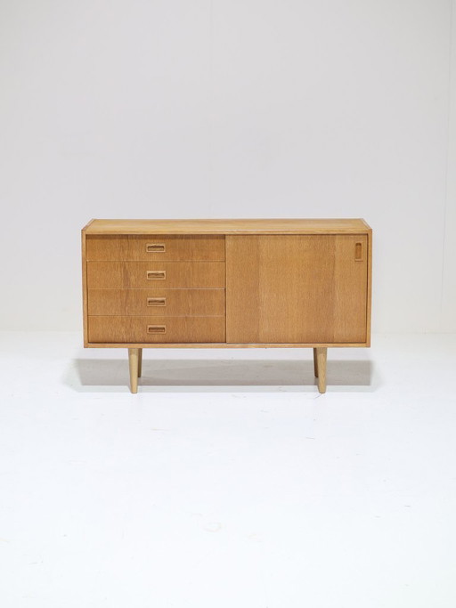Sideboard with drawers Danish vintage oak