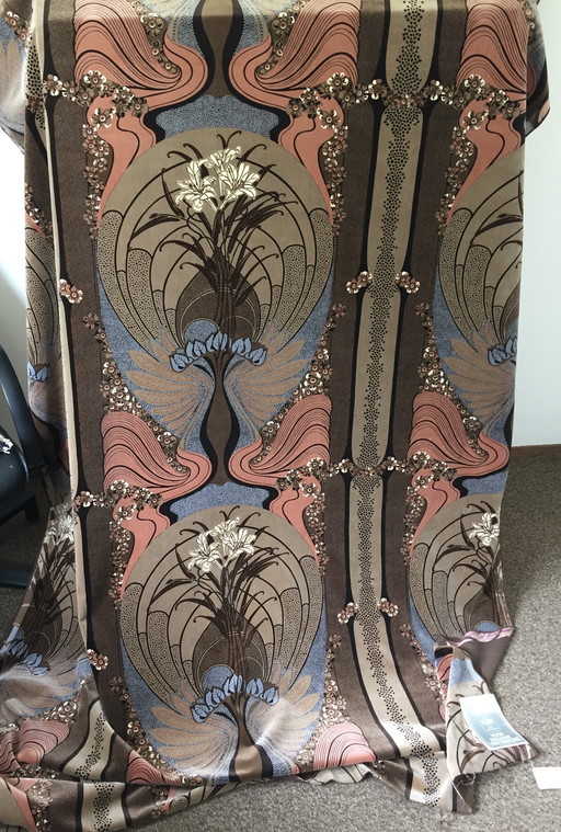 Curtain fabric Art Nouveau.