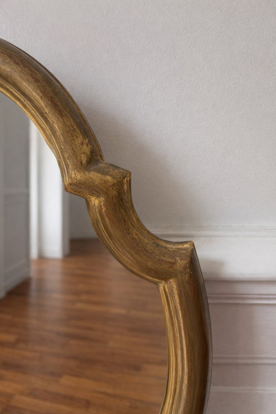 Image 1 of Miroir baroque en bois doré