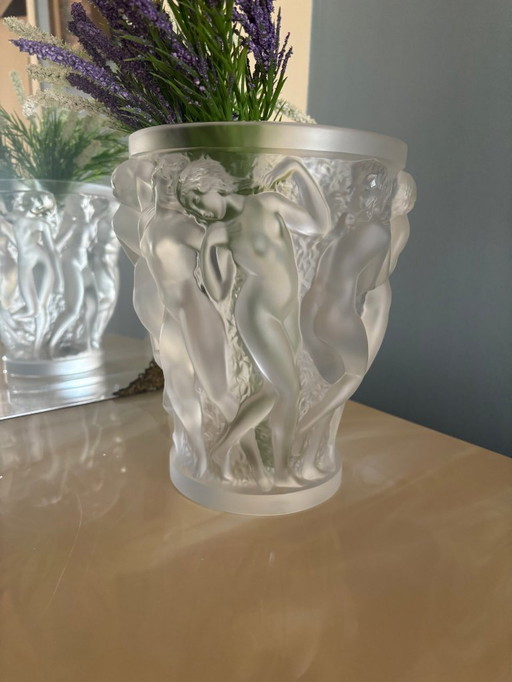 Lalique - Vase - Bacchantes - Crystal