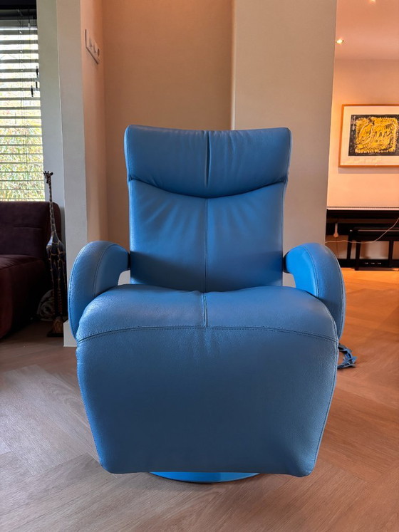 Leolux Helical poltrona relax elettrica | pelle blu | design – Poltrone relax (photo 8 of 22)
