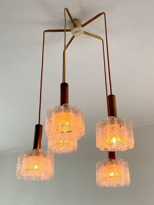 Doria Leuchten - Pendant lamp - 1960s - Germany