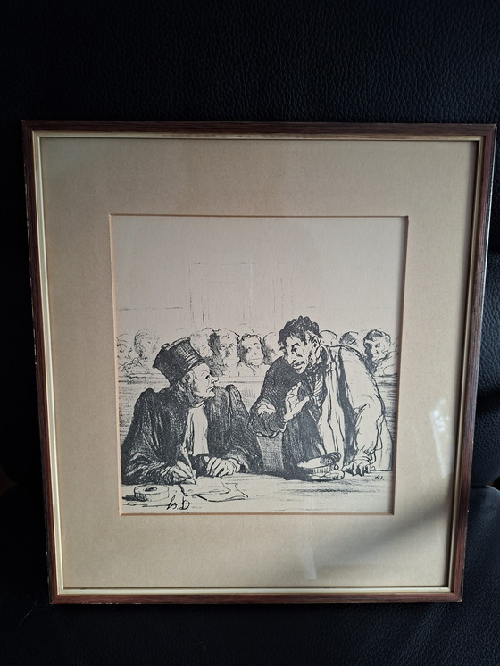 Image 1 of Tekening van Honoré Daumier