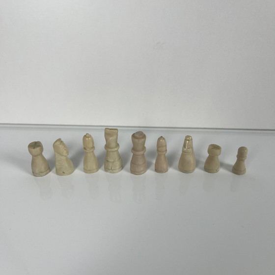 Image 1 of Decorative chess set in malachite, 1950–1970