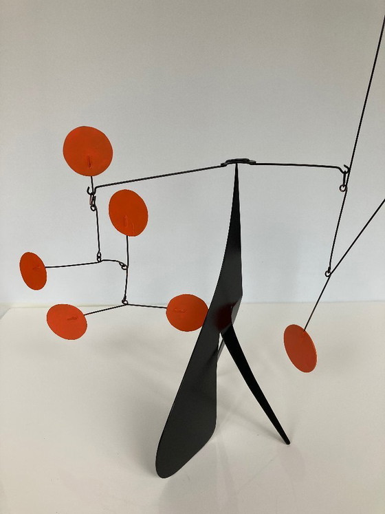 Image 1 of Black Stabile, 7 Discs, 1 Flag Mobile