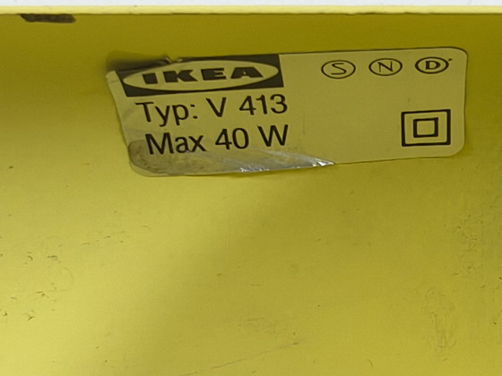 Image 1 of Applique murale vintage IKEA LOD V413 – jaune – design postmoderne des années 1980