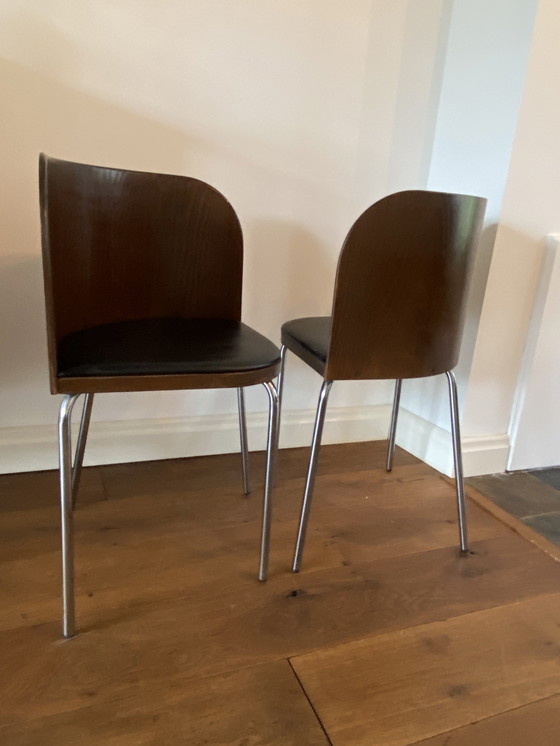 Image 1 of Vintage IKEA dining chairs set by Sandra Kragnert