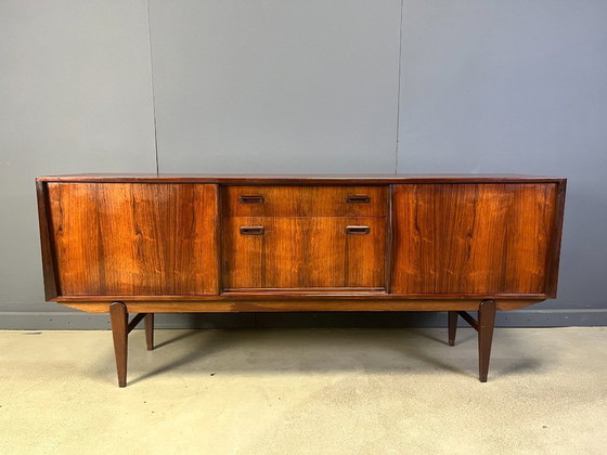 Image 1 of Vintage scandinavian Rosewood Sideboard, 1960s 